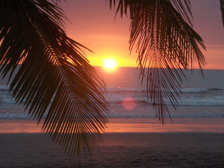 The Local Beach at Sunset